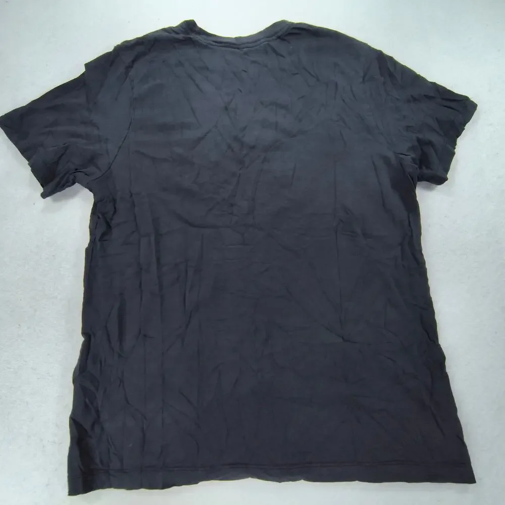 Nike Tee Casual Graphic Crew Neck Short Sleeve Shirt Mens Size L Black White